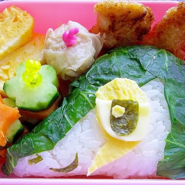 ポケモン　ツタージャおにぎり弁当